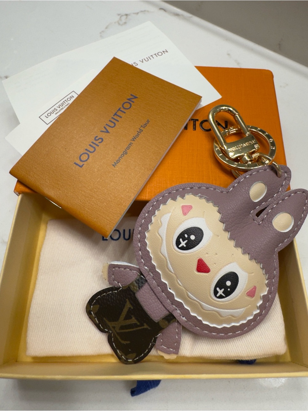 LV Labubu Keychain